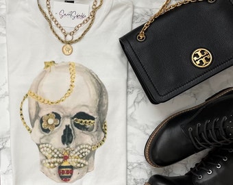 Fashion Skull//Unisex fit//Vintage feel