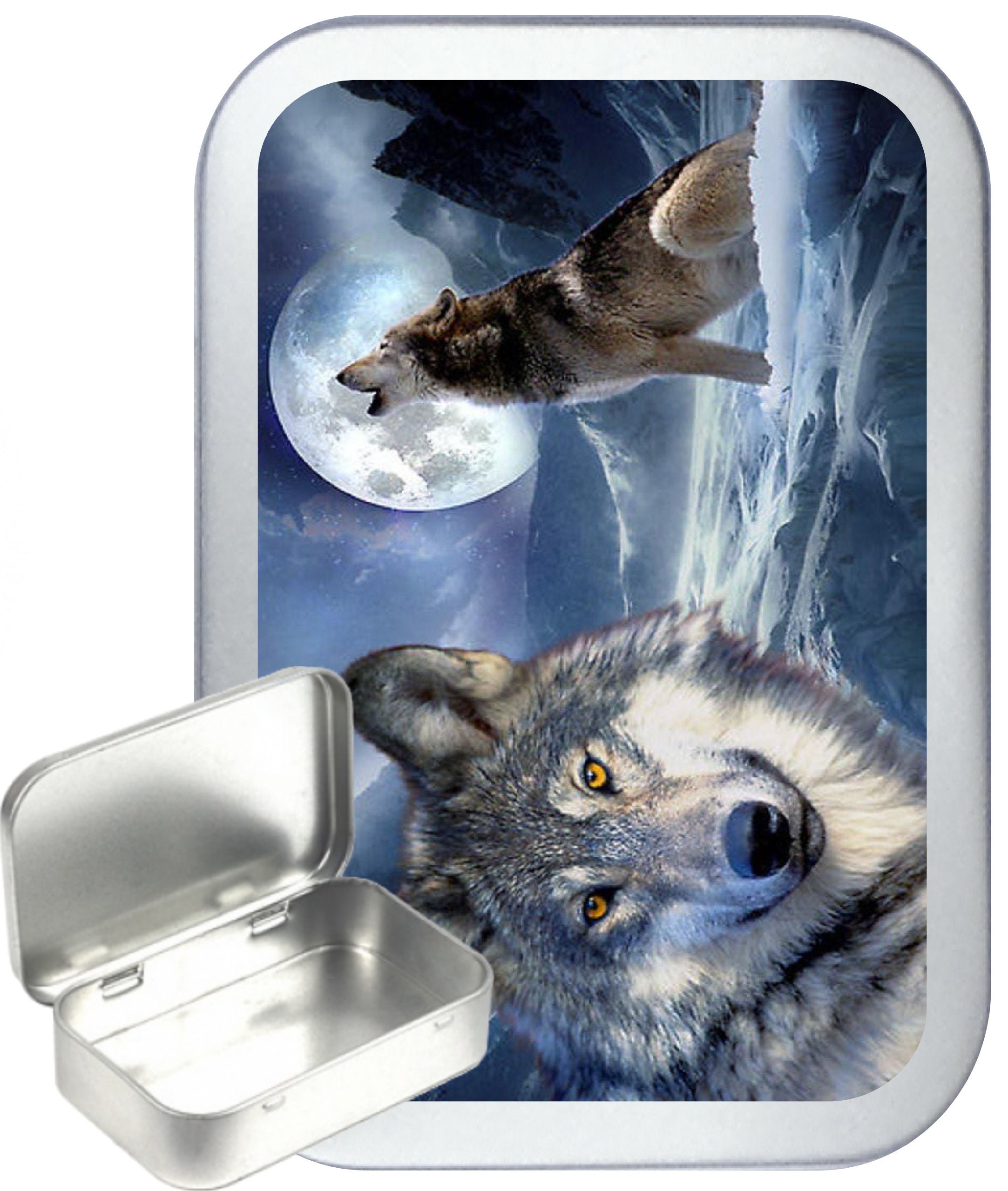 Wolf Tobacco Tin