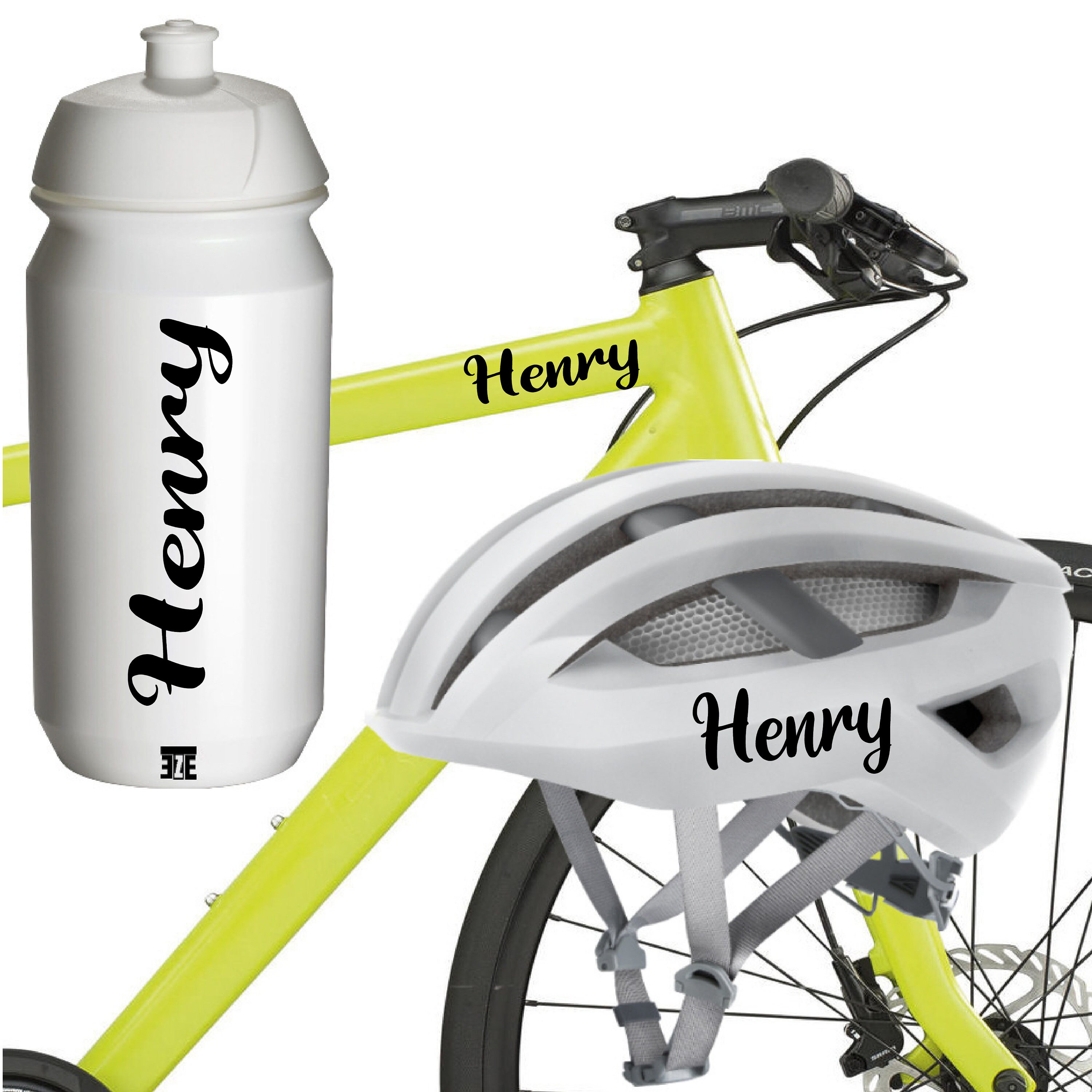 Personalised Custom Bike Name Decal Stickers Bicycle Name Etsy UK