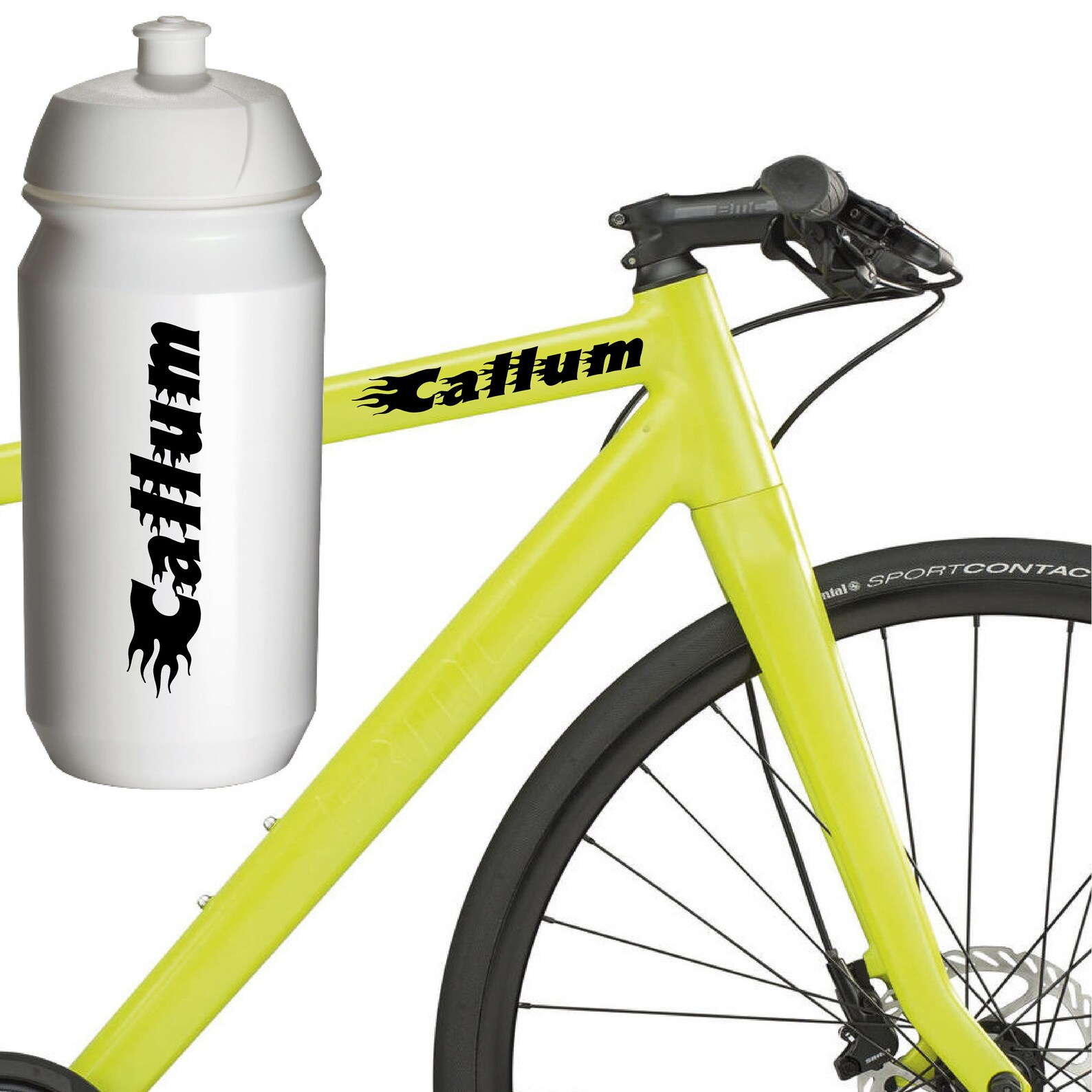 Personalised Custom Bike Name Decal Stickers Bicycle Name | Etsy