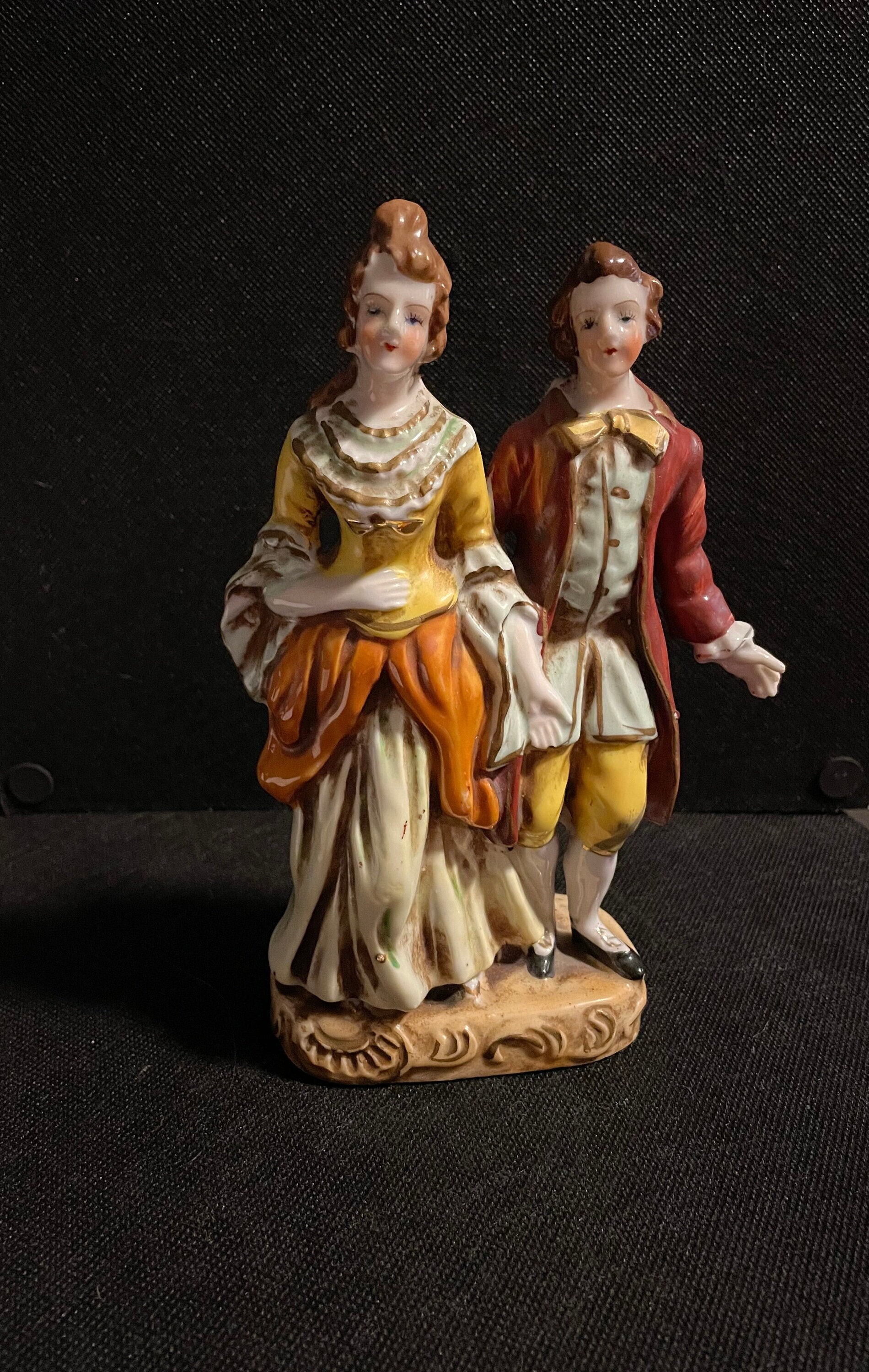 ペア人形 1940's Vintage Japanese Figurine of Couple - Etsy
