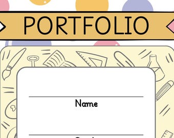 Homeschool Portfolio vollfarbig
