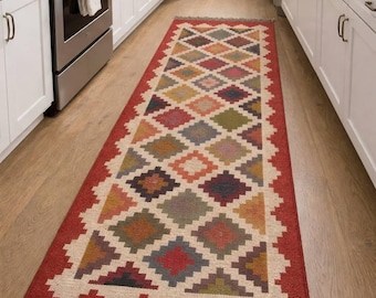 Kitchen Runner Rug | Washable Non Slip Runner | Modern Hallway Carpet UK
