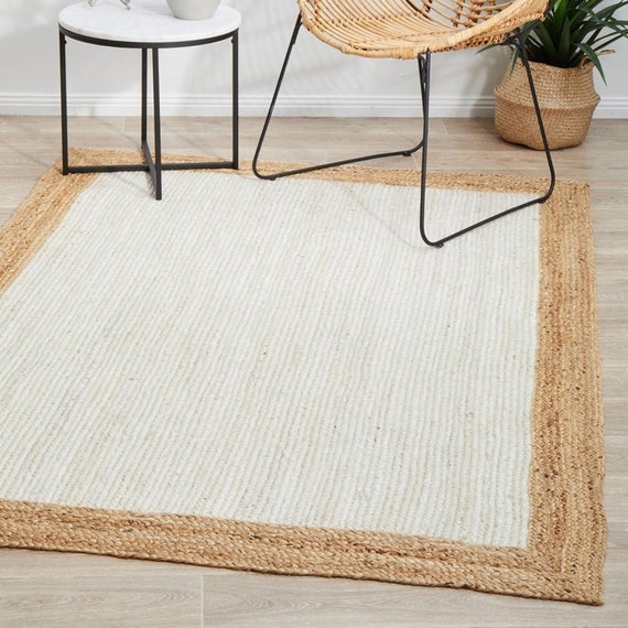 Rug Oriental Jute Natural