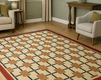 Large Living Room Rug – 240×300 cm Modern Floor Rug, Soft Plush Shaggy Carpet