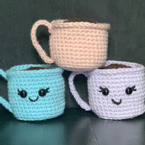 Cute Crochet Coffee Cups