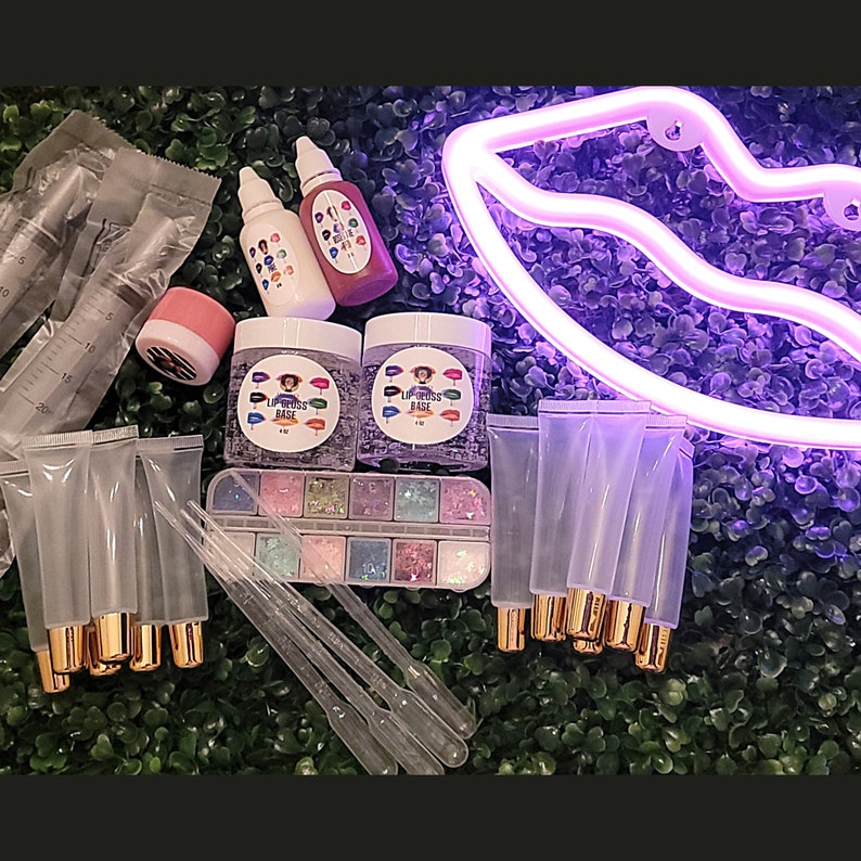 Lip Gloss Starter Kit Lip Gloss Kit Versagel Lip Gloss Etsy