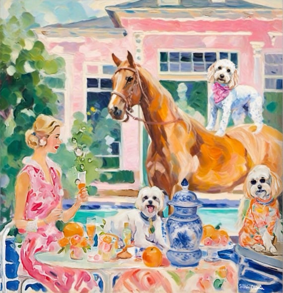 Custom oil painting 24"x24"