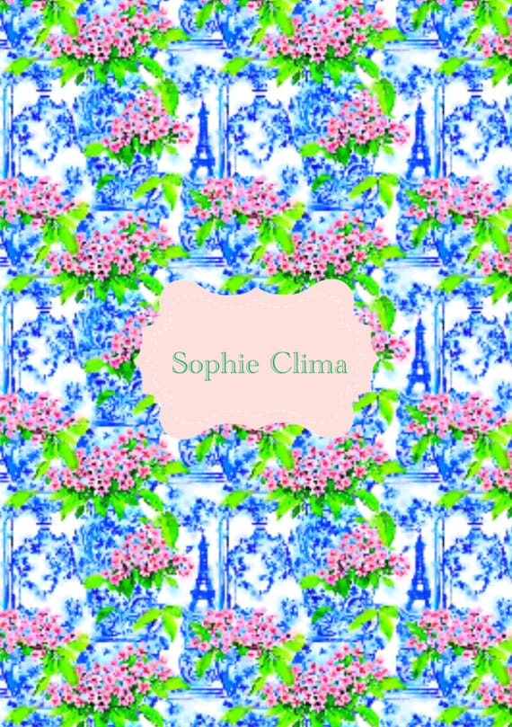 Paris Chinoiserie Jars Seamless Pattern: Commercial License (Digital Download)