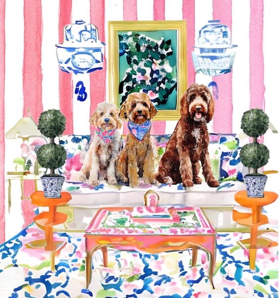 Custom Listing, just send photo of your dogs