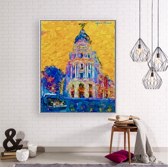 Madrid in yellow and blue