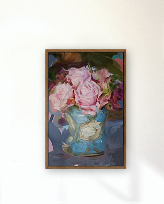 Tea roses in Sevre vase