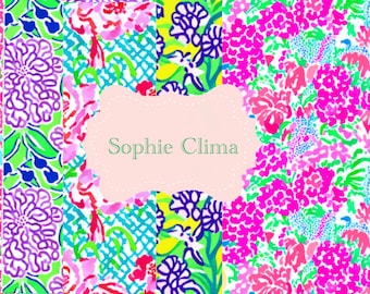 Preppy Floral Pattern Bundle: Grandmillennial Seamless Print (Commercial License)