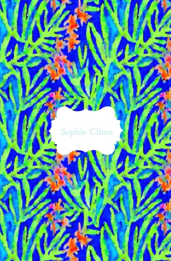 Preppy jungle pattern, watercolor pattern, floral print