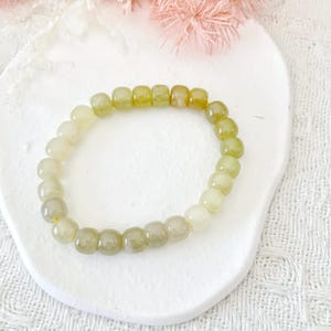 8mm High Quality Jadeite Crystal Bracelet |  Beaded Bracelet | Healing Bracelet | Customised Bracelet | Crystal Beads