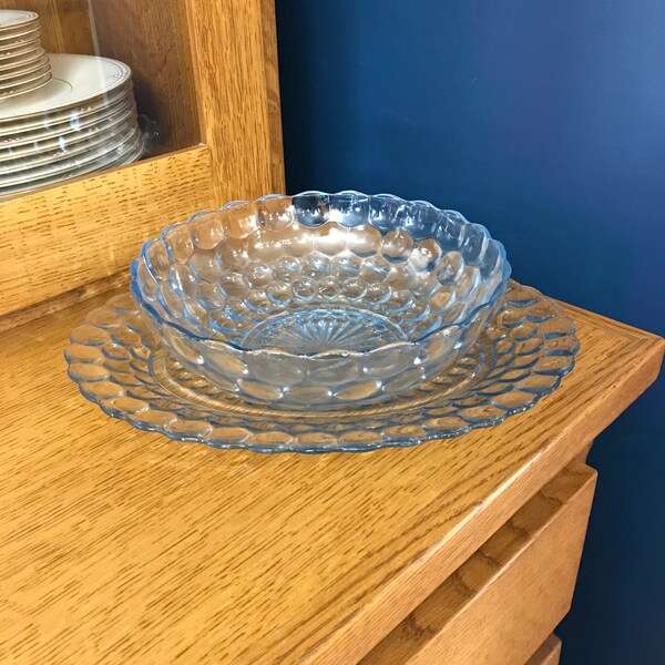Bubble Glass Platter Etsy