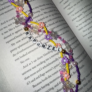 Tangled Rapunzel Friendship Bracelet | Disney Princess Floral Beaded Bracelet
