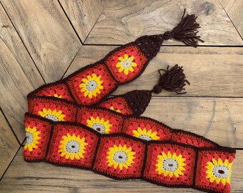 Falling Colors Shawl/Scarf Crochet Pattern