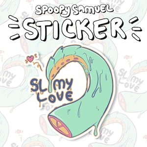 Tentacle Slimy Love monster lover sticker
