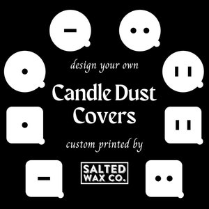 Candle Dust Covers Template, Editable Dust Cover Design, Candle Cover Dust  Lid Design, Candle Packaging for Candle Business, Candle Label 