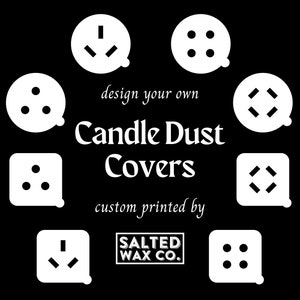 Custom Printed Candle Dust Covers - Multi-Wick