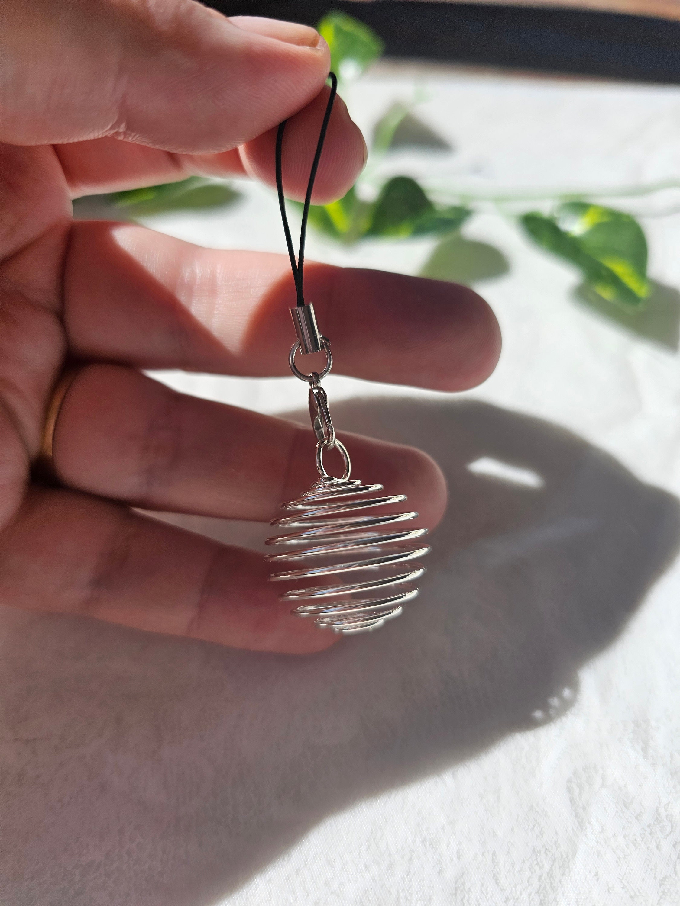 Crystal Cage Heart Silver – deadnova