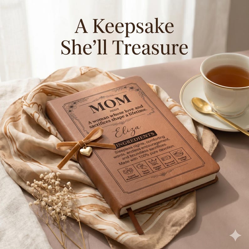 Set di diari personalizzati per i genitori, "Raccontami la tua storia", libri dei ricordi per mamma e papà, regalo di famiglia da parte dei figli. immagine 20