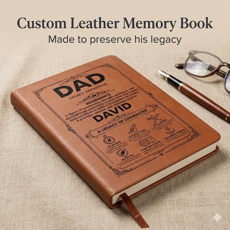 Set di diari personalizzati per i genitori, "Raccontami la tua storia", libri dei ricordi per mamma e papà, regalo di famiglia da parte dei figli. immagine 17