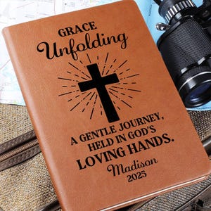 Custom Christian Journal for Women - Personalized Gift for Her, Faith-Based Notebook, Spiritual Growth, Prayer Journal
