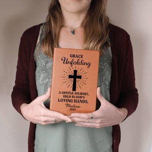 Personalized Christian Journal for Friend - Faith-Based Gift, Spiritual Encouragement, Bible Study Notebook, Prayer Journal