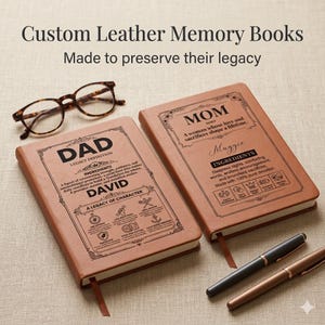 Set di diari personalizzati per i genitori, "Raccontami la tua storia", libri dei ricordi per mamma e papà, regalo di famiglia da parte dei figli. immagine 8