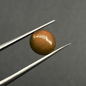 Natürlicher äthiopischer Opal-Cabochon, schwarz gefärbter äthiopischer Opal, lose gefärbter Opal, Halbedelstein, Herstellung: 8x3 mm, 1.75 Carats