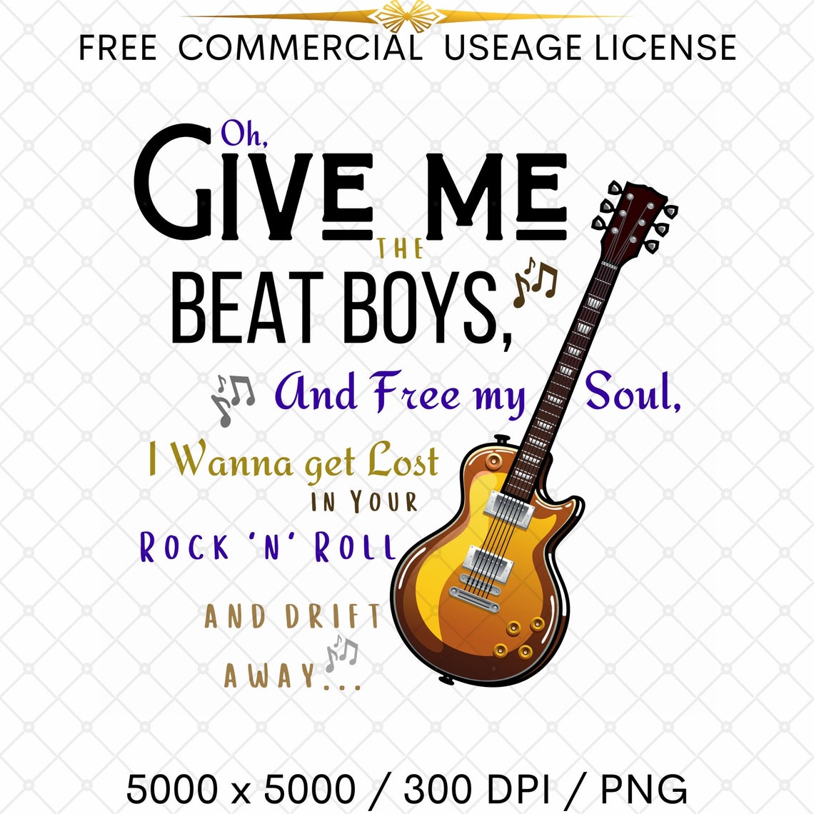Give me the beat boys and free my soul 5 for 4 designs etsy