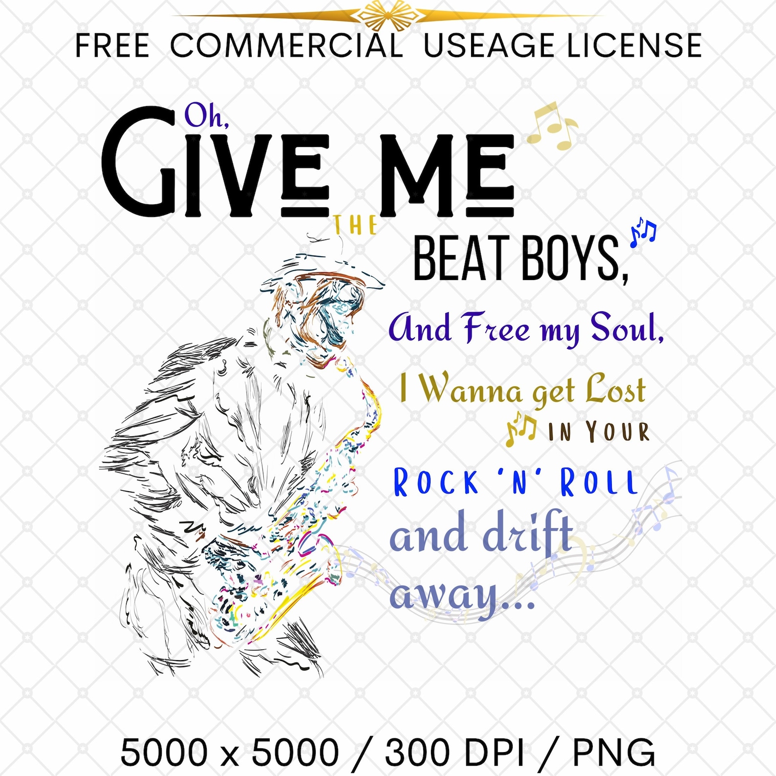 Give me the beat boys and free my soul 5 for 4 designs etsy