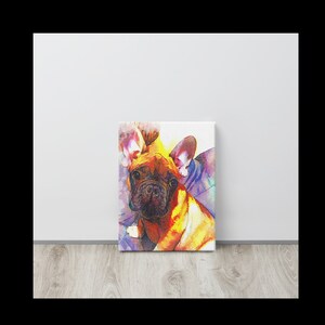 French Bulldog  on Canvas