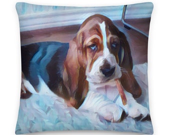 Basset Hound résout le mystère de qui reçoit une friandise