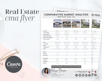 CMA - Comparative Market Analysis Flyer for Real Estate Professionals | Canva Template for REALTORS® | Listing Presentation