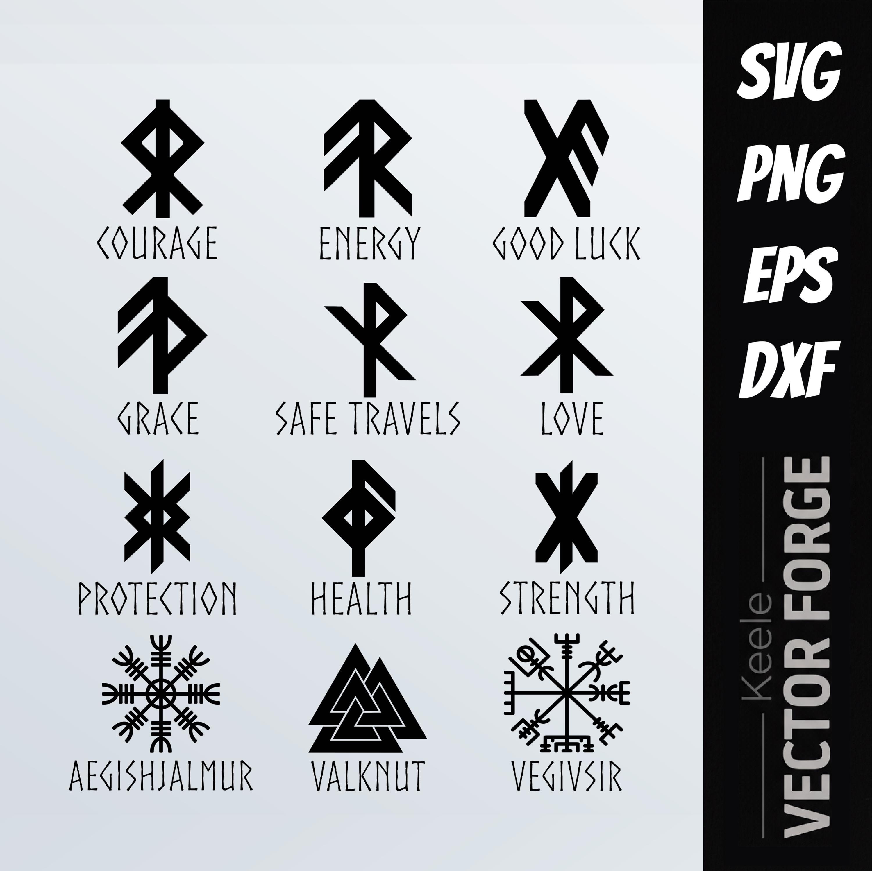 Viking symbol love - Etsy México, image size:3000x2998