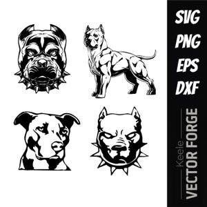 Amerikansk Pitbull SVG Vektor Digital Fil
