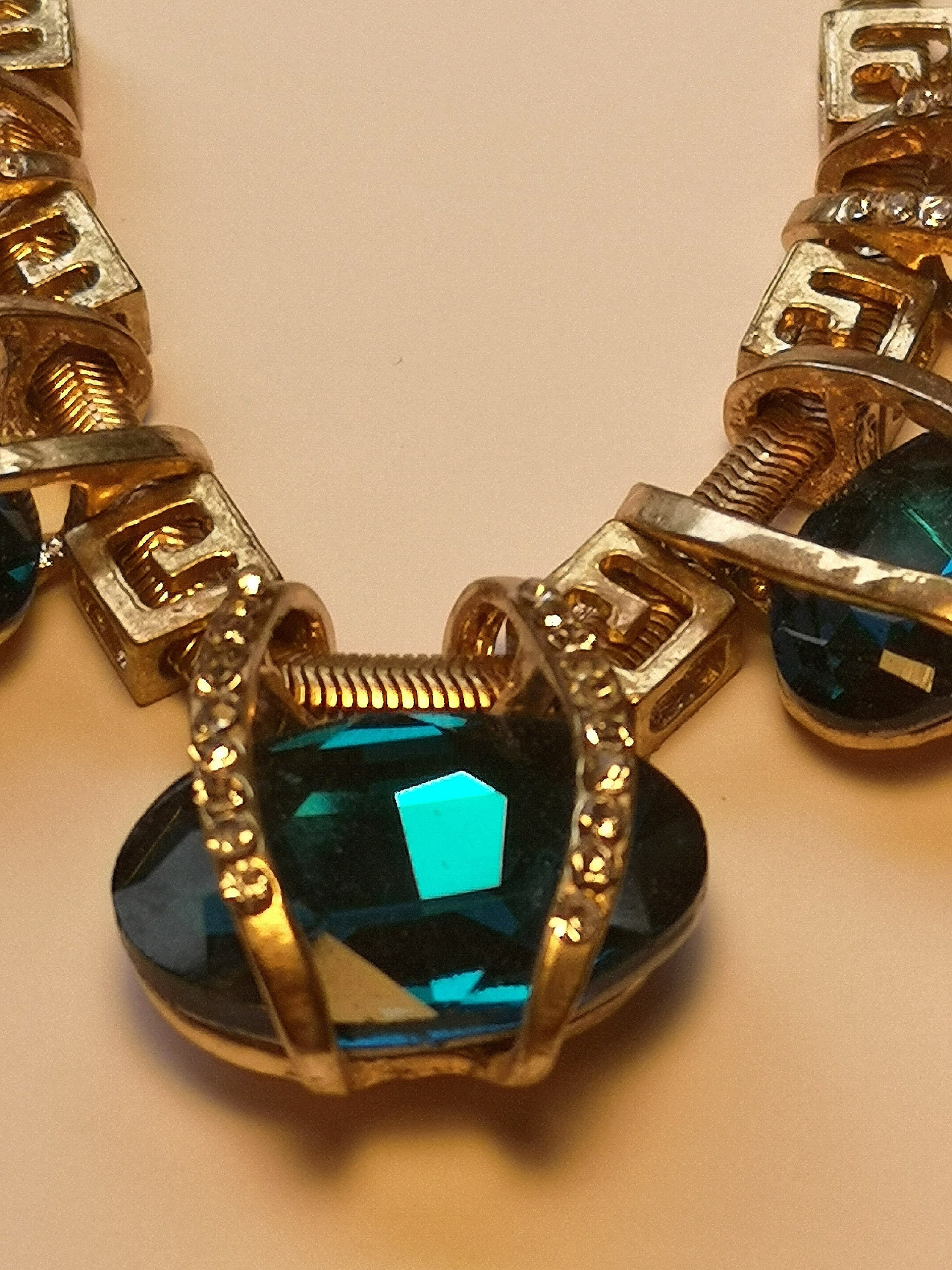 Vintage Australian Crystal Necklace Etsy