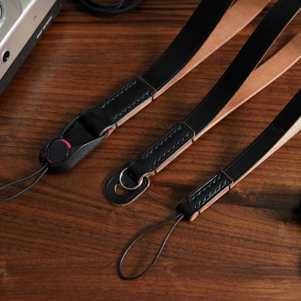 Handmade Leather Camera Wrist Strap - Slow Lyfe