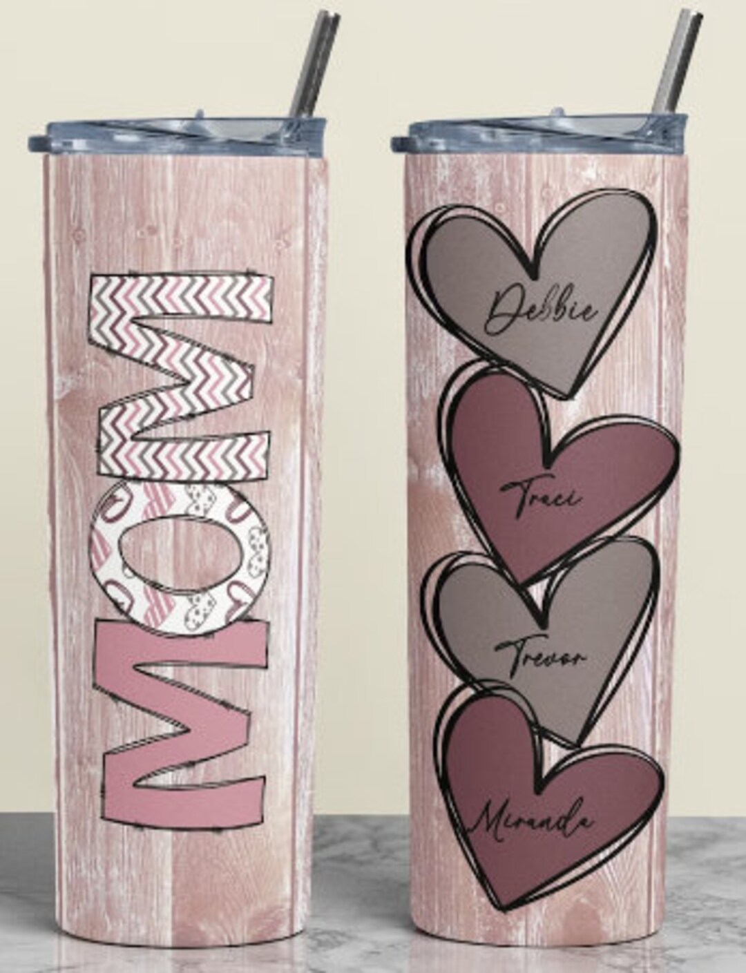 Mom With Names Tumbler, Custom Tumbler, Personalized Mom Tumbler, Mothers Day Gifts, Mothers Day ...