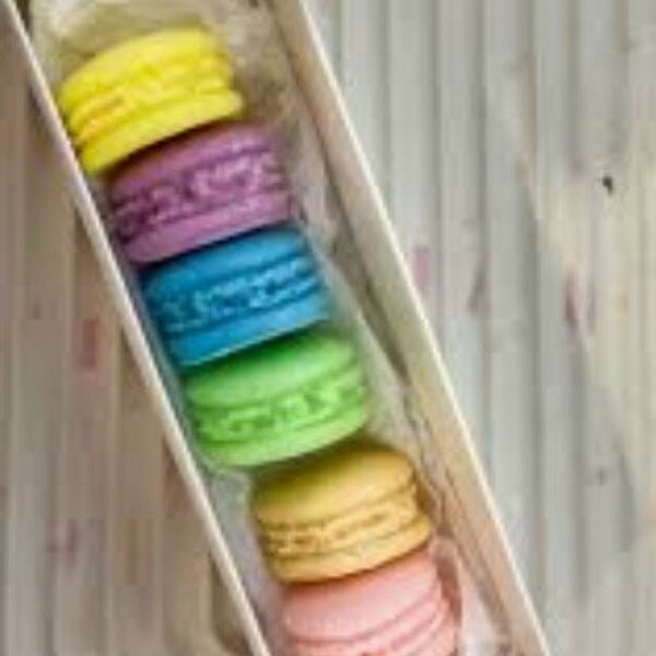 Macaron Wachs Melts, duftende Wachs Melts, Hand gegossen, Wachs Melts, Macaron Wachs Melt Box,