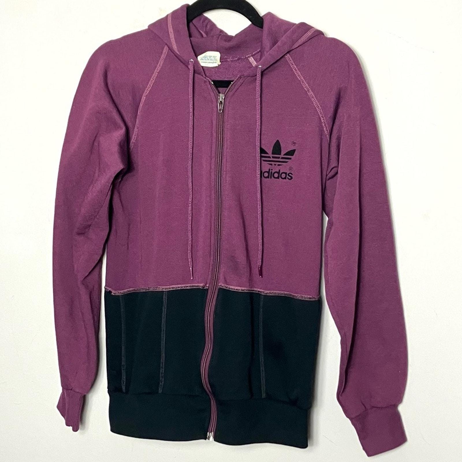 トップス 80s adidas trefoil logo zip hoodie sweat s-l400.jpg