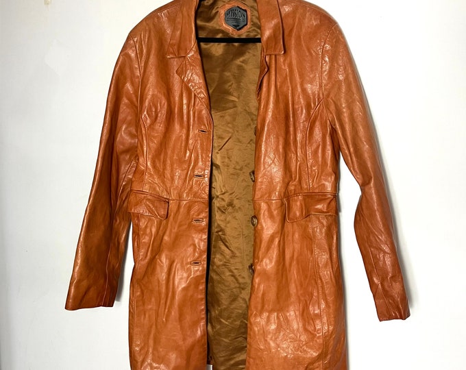 Vintage Mission Leather Company Jacket Medium/Large