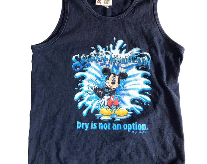 Vintage Disney Splash Mountain Tank Kids Large