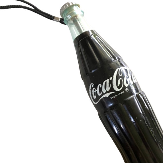 Vintage 1985 Coca Cola Bottle Novelty Umbrella - image 2