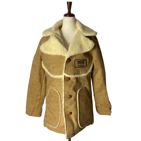 Vintage 1970s Swingster Shearling Rancher Jacket … - image 1