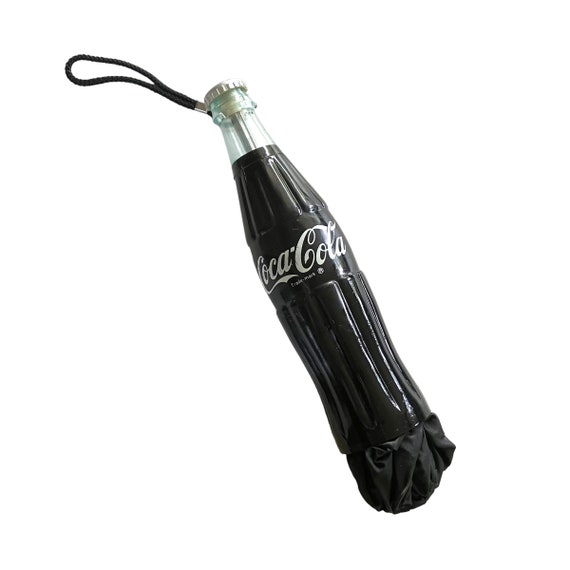 Vintage 1985 Coca Cola Bottle Novelty Umbrella - image 4