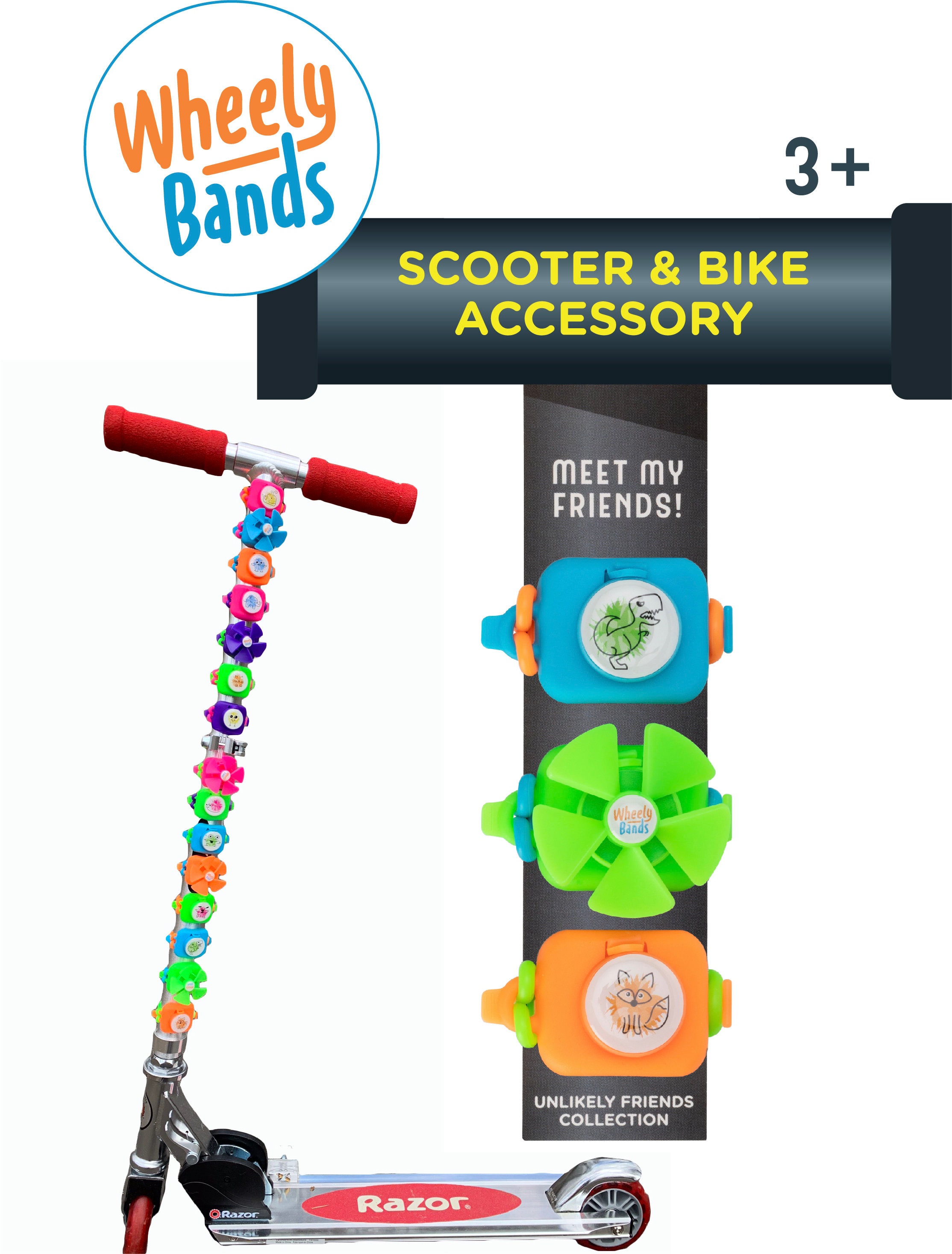 Wheely Bands - The fun way to decorate your scooter or bike!